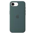 Custodia in silicone Apple per iPhone 16e MD3X4ZM/A - Verde lago
