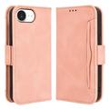 Custodia per iPhone 16e/17e con portamonete - Rosa