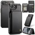Custodia per iPhone 16e/17e Caseme C22 Portafoglio RFID - Nera