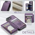 Custodia per iPhone 16e/17e Caseme C22 Portafoglio RFID - Viola