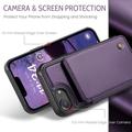 Custodia per iPhone 16e/17e Caseme C22 Portafoglio RFID - Viola