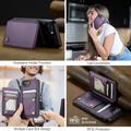 Custodia per iPhone 16e/17e Caseme C22 Portafoglio RFID - Viola