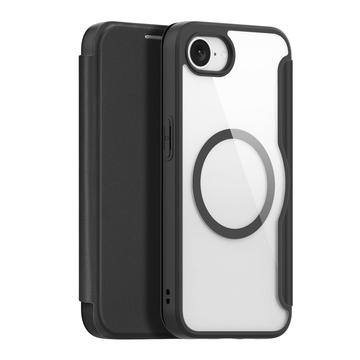 Custodia magnetica flip Dux Ducis Skin X Pro per iPhone 16e - Nera