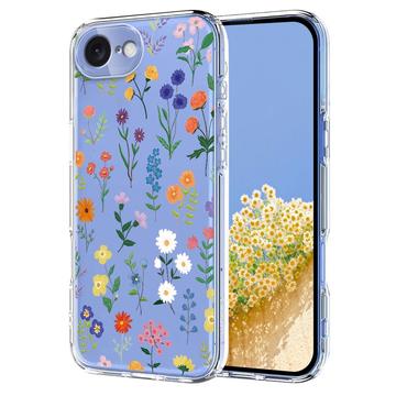 Custodia in TPU con motivo floreale per iPhone 16e