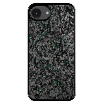 Custodia ibrida iPhone 16e Texture forgiata - Verde
