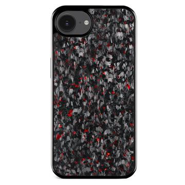 Custodia ibrida iPhone 16e Texture forgiata - Rossa