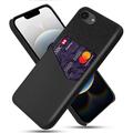 Custodia KSQ con Slot per Schede per iPhone 16e - Nera