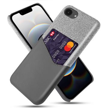 Custodia KSQ con Slot per Schede per iPhone 16e - Grigia
