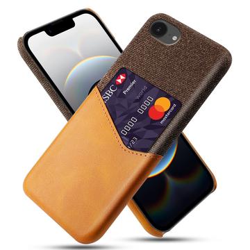 Custodia KSQ con Slot per Schede per iPhone 16e - Arancione