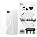 Custodia per iPhone 16e PanzerGlass Care Urban Combat - Compatibile con MagSafe - Bianca