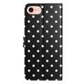 Custodia a portafoglio per iPhone 16e/17e con motivo a pois - Nero