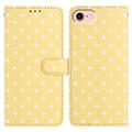 Custodia a portafoglio per iPhone 16e/17e con motivo a pois - Giallo