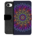 iPhone 16e Custodia Portafoglio - Mandala Colorata