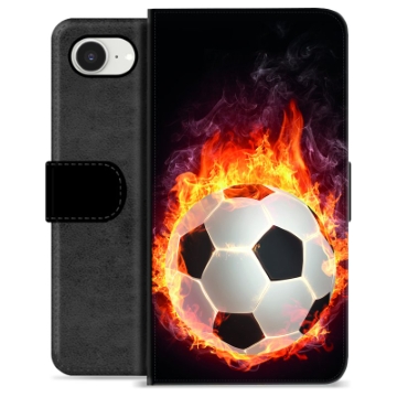 iPhone 16e Custodia Portafoglio - Fiamma di Calcio