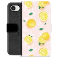 iPhone 16e Custodia Portafoglio - Motivo Limone