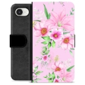 iPhone 16e Custodia Portafoglio - Fiori ad Acquerello