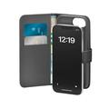 iPhone 16e Custodia a portafoglio con 2 slot per carte Puro - Nera