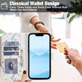 Custodia a portafoglio floreale rombica per iPhone 16e/17e - Fiori colorati