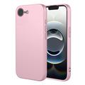 Custodia in silicone antiurto per iPhone 16e - Rosa