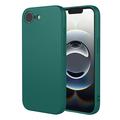 Custodia in silicone antiurto per iPhone 16e - Verde nerastro