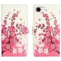 Custodia a Portafoglio Serie Style per iPhone 16e/17e - Fiori Rosa