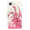 Custodia a Portafoglio Serie Style per iPhone 16e/17e - Fiori Rosa