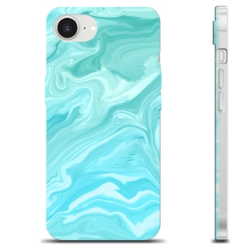 iPhone 16e Custodia TPU - Marmo Blu