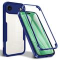 Custodia per iPhone Air serie 360 Protection - Blu / trasparente