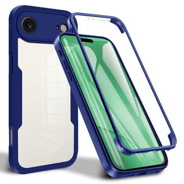 Custodia per iPhone 17 Air serie 360 Protection - Blu / trasparente