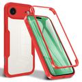 Custodia per iPhone Air serie 360 Protection - Rossa / Trasparente