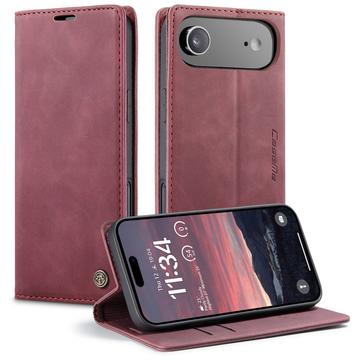 Custodia a Portafoglio Caseme 013 Serie per iPhone Air - Rosso vino