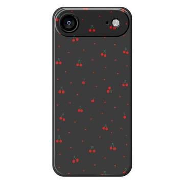 Custodia in TPU con motivo ciliegia per iPhone 17 Air - Nera