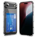 Custodia trasparente con porta carte per iPhone 17 Air