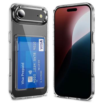 Custodia trasparente con porta carte per iPhone 17 Air