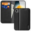 Custodia in Pelle a Portafoglio Dux Ducis Hivo per iPhone Air - Nera