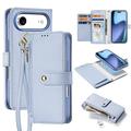 Custodia in pelle a portafoglio con copertura magnetica Dux Ducis Lawa per iPhone 17 Air