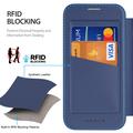 Custodia magnetica flip Dux Ducis Skin X Pro per iPhone Air - Blu