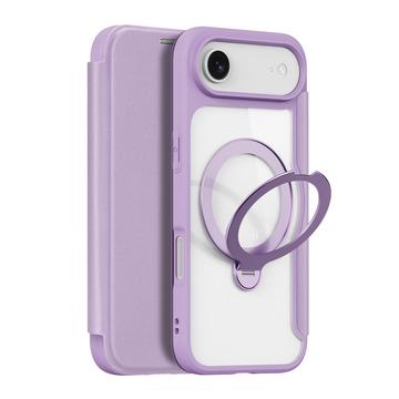 Custodia magnetica flip Dux Ducis Skin X Pro per iPhone Air - Viola