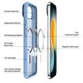 Custodia ibrida per iPhone Air Dux Ducis Yind - Compatibile con MagSafe - Azzurra