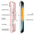 Custodia ibrida per iPhone Air Dux Ducis Yind - Compatibile con MagSafe - Rosa Chiaro