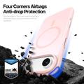 Custodia ibrida per iPhone Air Dux Ducis Yind - Compatibile con MagSafe - Rosa Chiaro