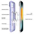 Custodia ibrida per iPhone Air Dux Ducis Yind - Compatibile con MagSafe - Viola Chiaro