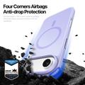 Custodia ibrida per iPhone Air Dux Ducis Yind - Compatibile con MagSafe - Viola Chiaro