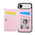 Custodia iPhone Air con stampa floreale e portacarte RFID - Roses