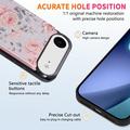 Custodia iPhone Air con stampa floreale e portacarte RFID - Roses