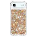 Custodia in TPU iPhone Air Glitter Quicksand - Cuori d\'oro