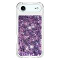 Custodia in TPU iPhone Air Glitter Quicksand - Cuori viola