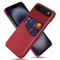 Custodia KSQ con Slot per Schede per iPhone Air - Rossa