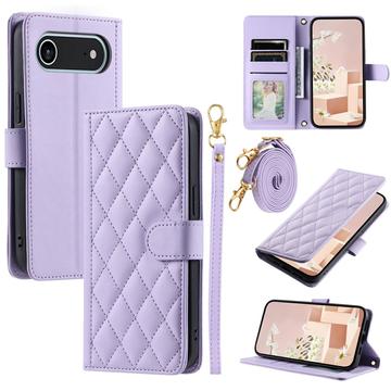 Custodia a portafoglio trapuntata lusso per iPhone 17 Air