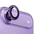 Set di protezioni per obiettivi della fotocamera iPhone Air Northjo - Viola